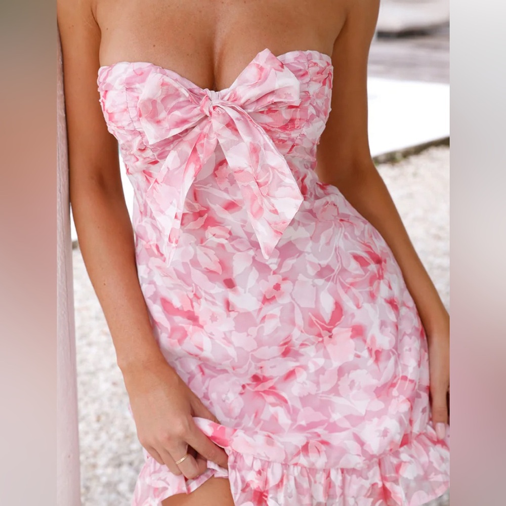 Hello Molly Perfect Angles Strapless Mini Dress NWT
